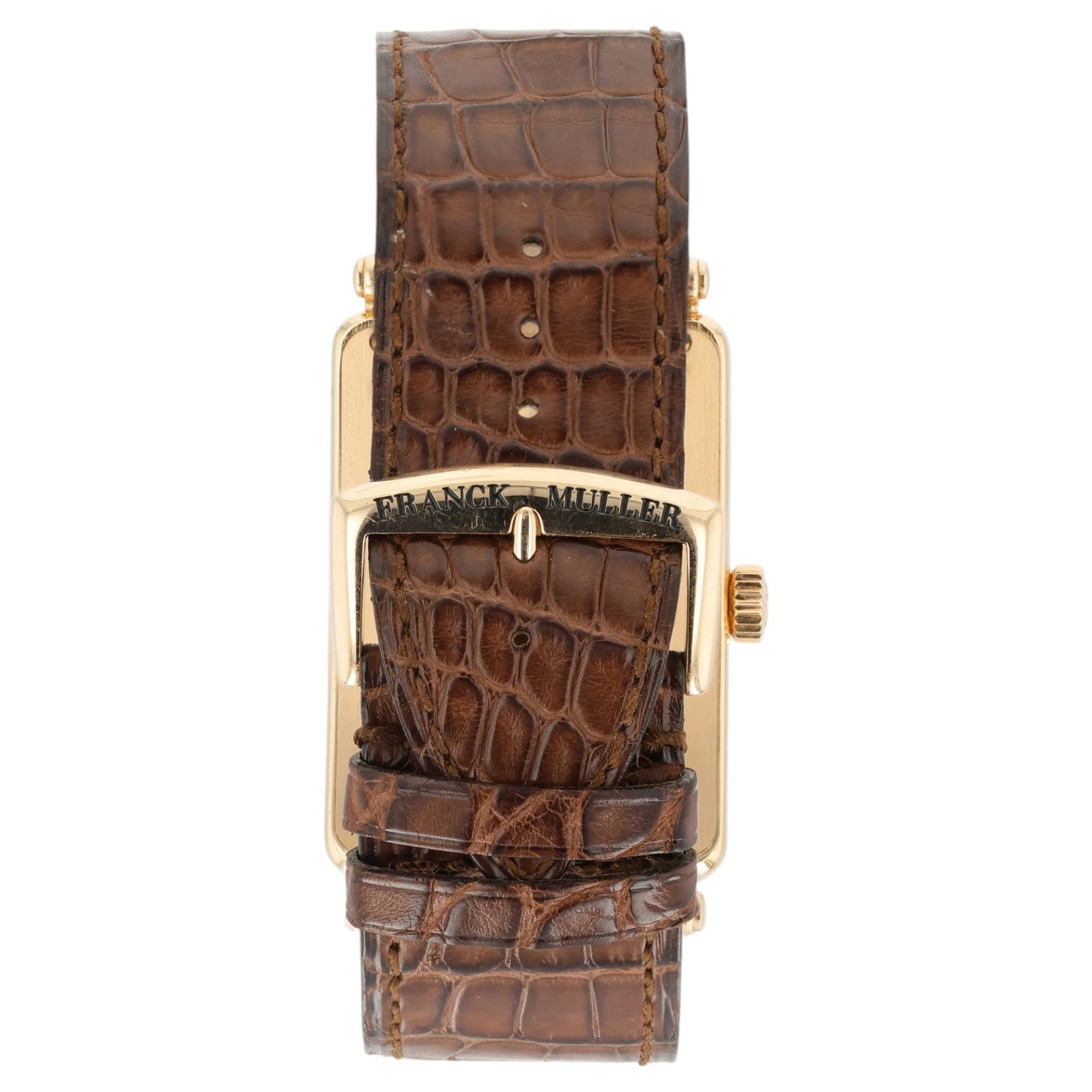 Franck Muller Long Island Silver Dial 18k Rose Gold 30x43mm Automatic 1000 SC