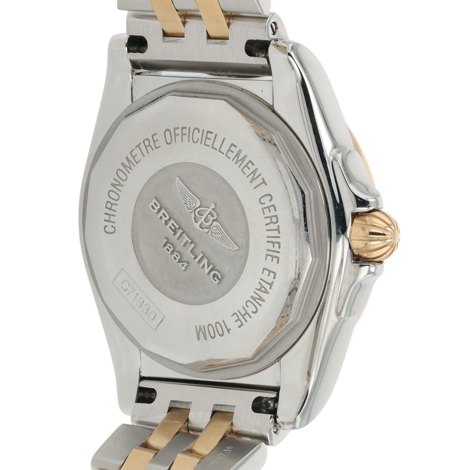 Breitling Ladies Galactic Sleek MOP Dial Gold & Steel 32mm Quartz Women’s C71330