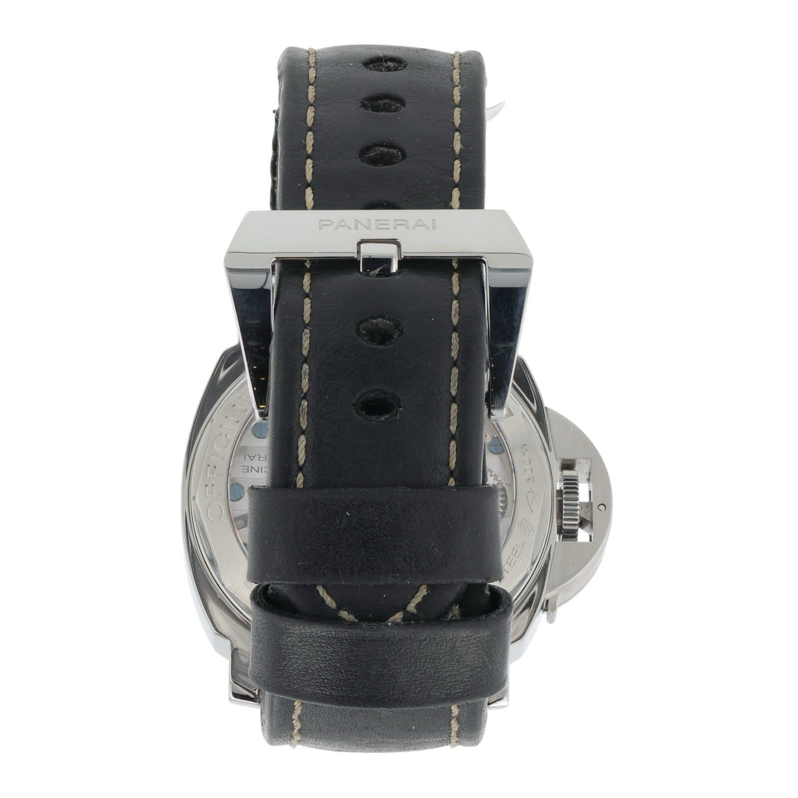 Panerai Luminor Base Stainless Steel White Dial 44mm Manual Wind Mens PAM00114