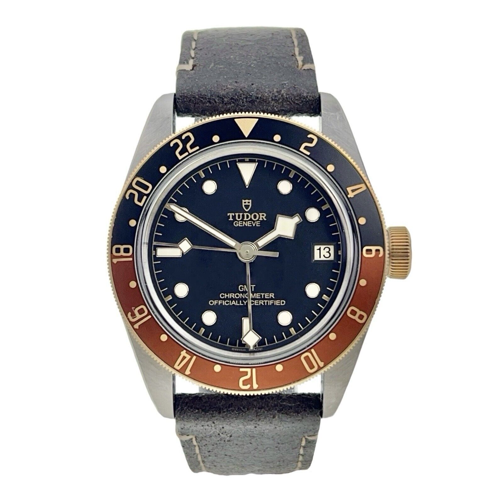 2022 Tudor Black Bay GMT Steel and Gold 41mm Automatic Men’s Watch 79833MN