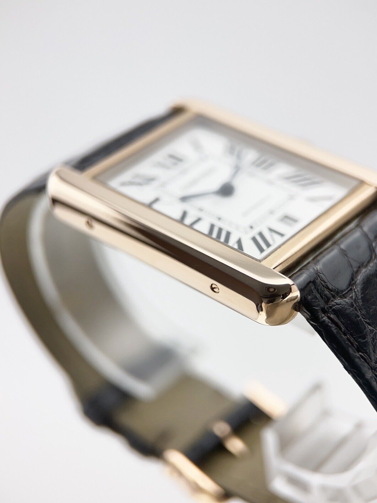 Cartier Tank Solo XL 18k Rose Gold Automatic Men’s Watch 3514