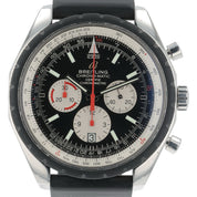 Breitling Chrono-Matic Steel Black Dial 49mm Automatic Mens Chrono Watch A14360