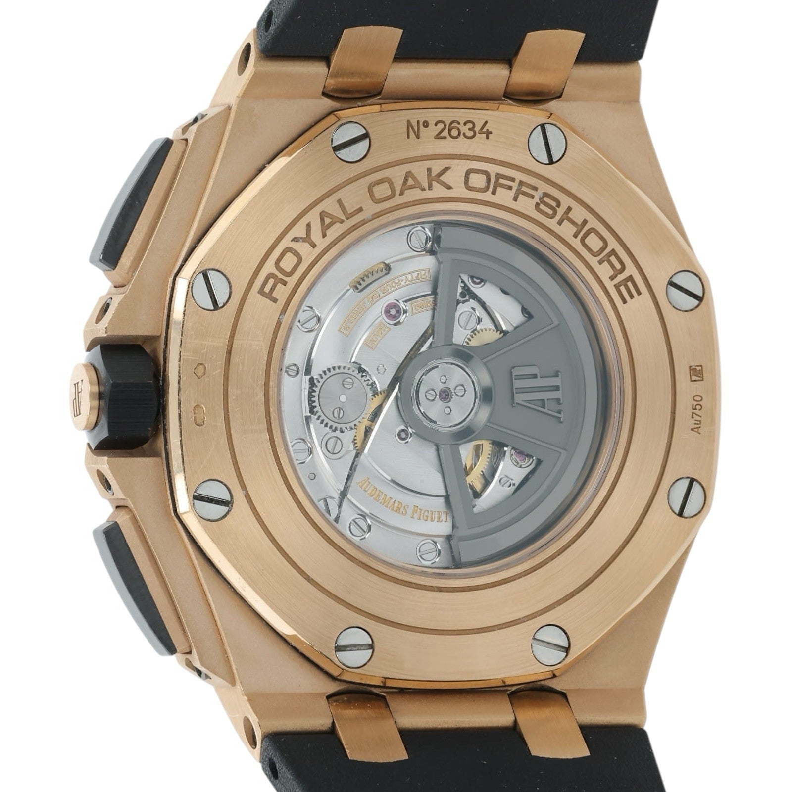 Audemars Piguet Royal Oak 18k Rose Gold Black Dial 44mm Automatic Men’s 26401RO