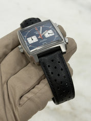 Tag Heuer Monaco “Steve McQueen” Blue Dial Steel 39mm Automatic Watch CAW211P