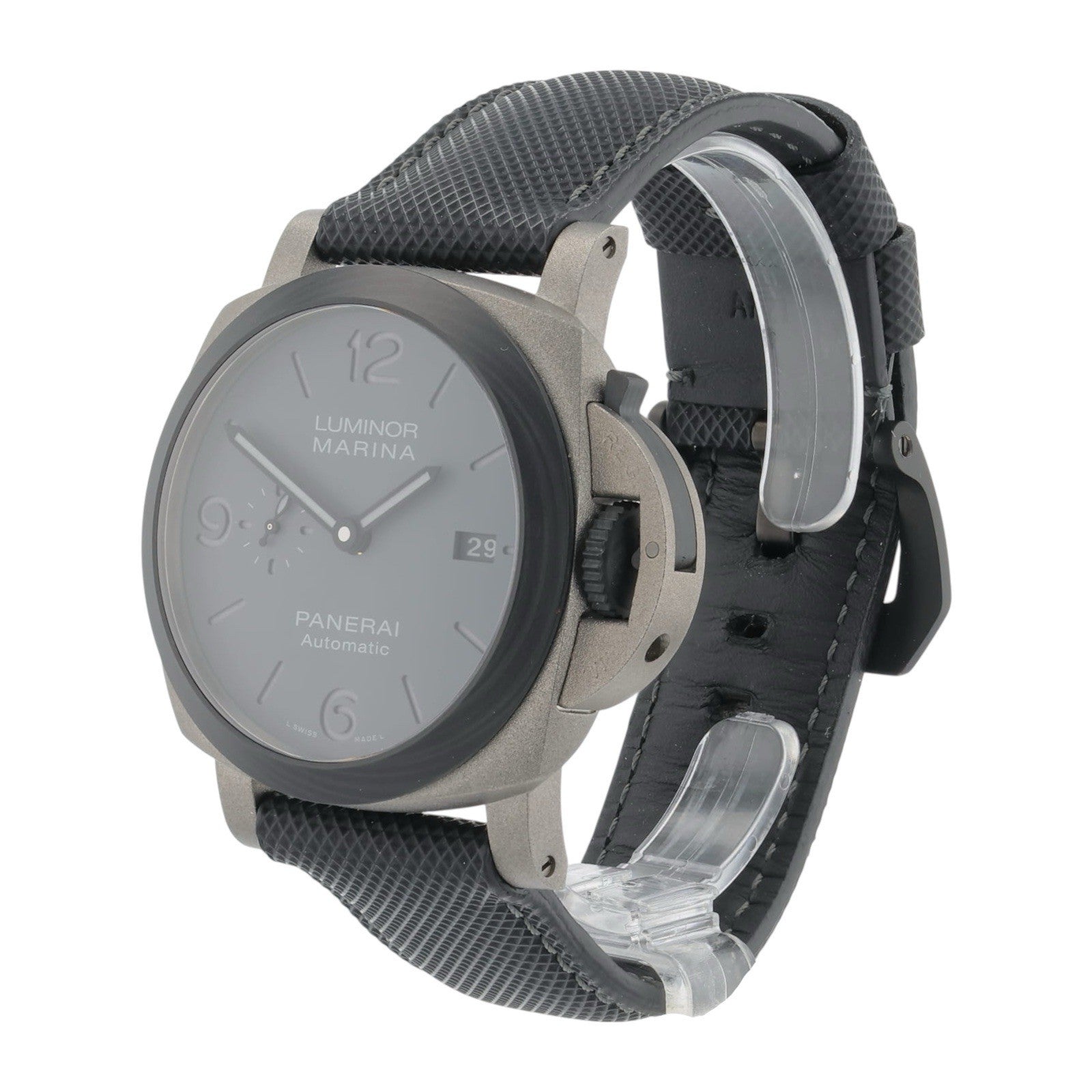 Panerai Luminor Marina Titanium Grey Dial 44mm Automatic Mens Watch PAM01662