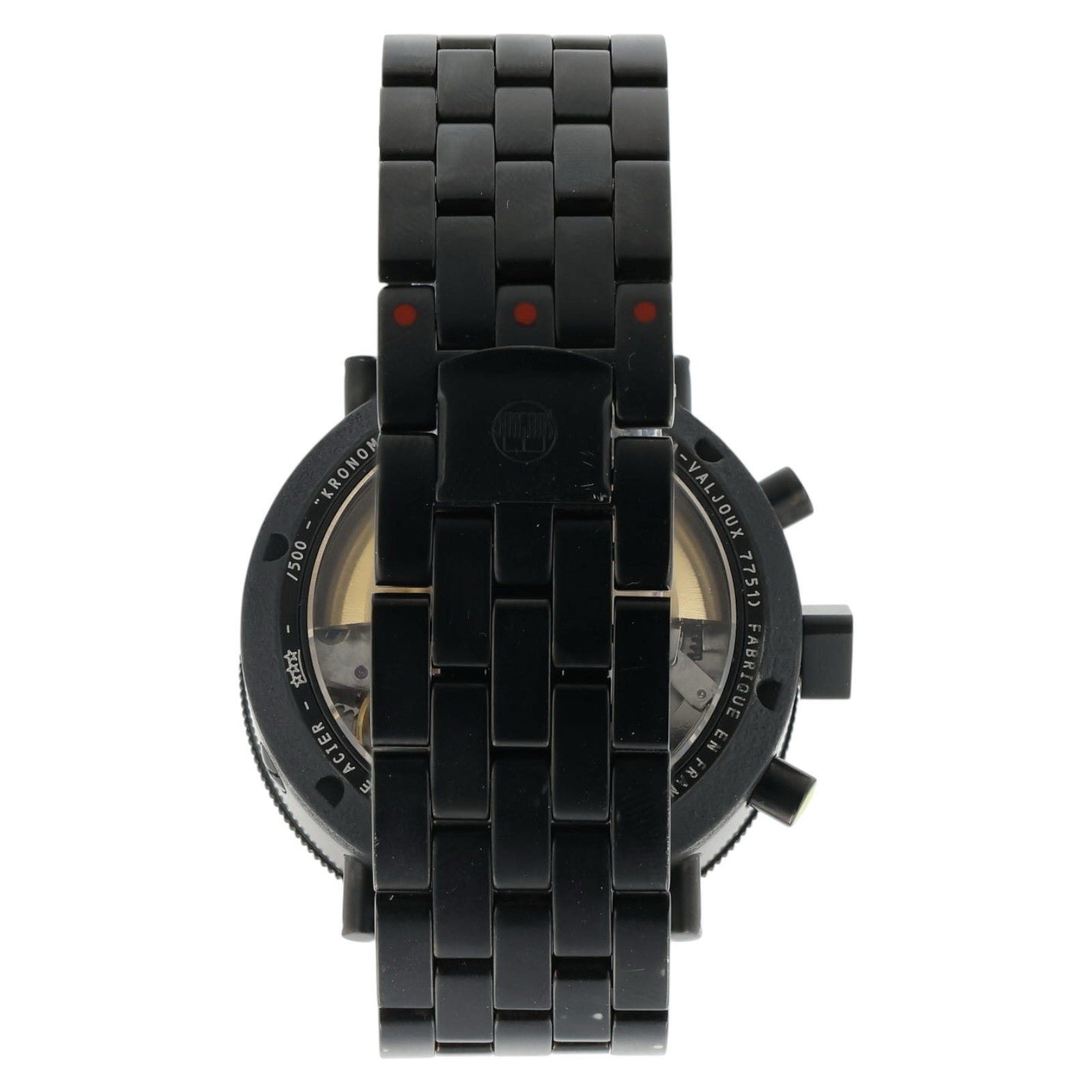 Alain Silberstein Kronomarine Black Dial Steel 40mm Automatic Men’s Watch