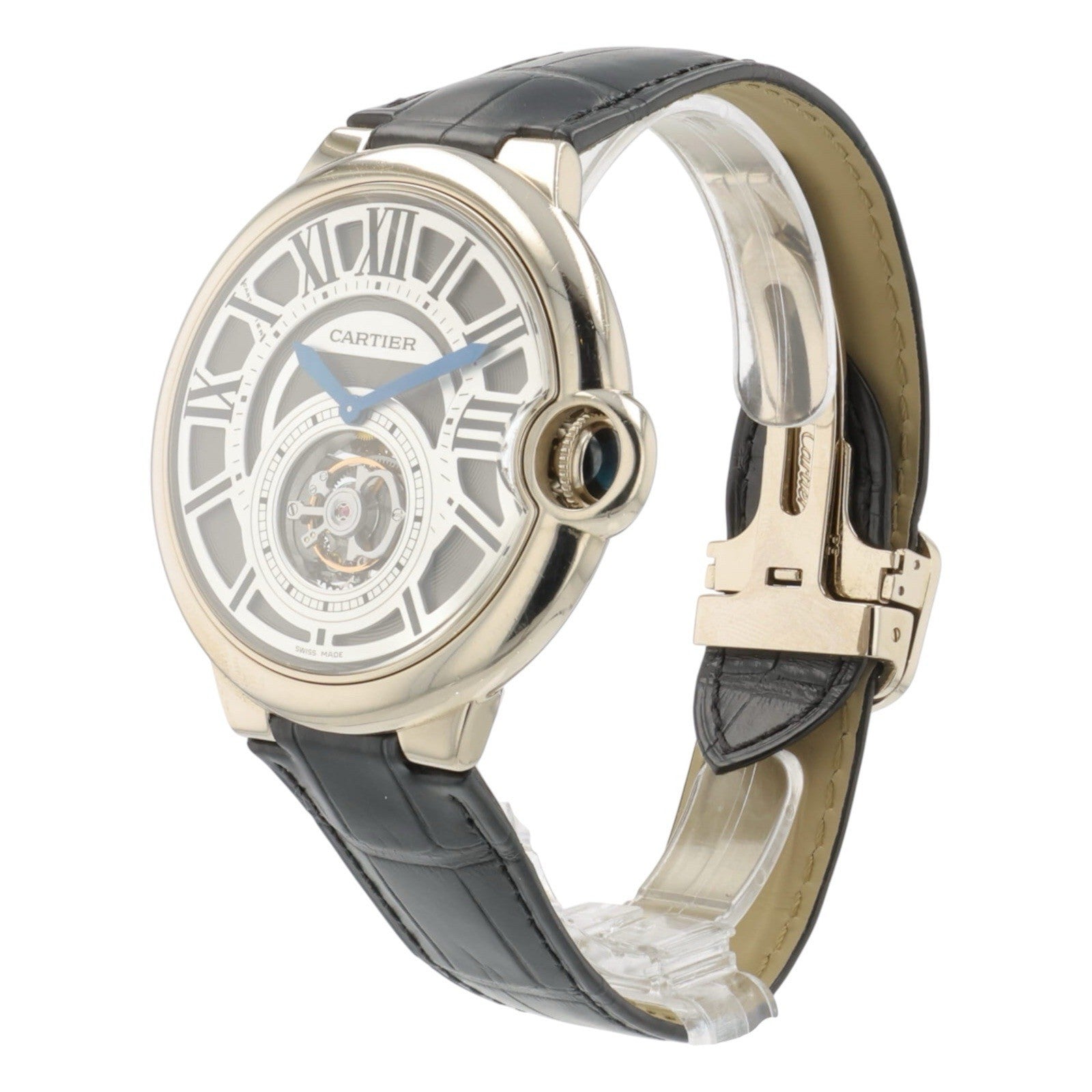 Cartier Ballon Bleu Tourbillon 18k White Gold 46mm Manual Wind Men’s W6920021