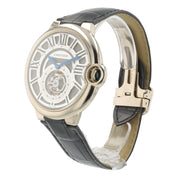 Cartier Ballon Bleu Tourbillon 18k White Gold 46mm Manual Wind Men’s W6920021