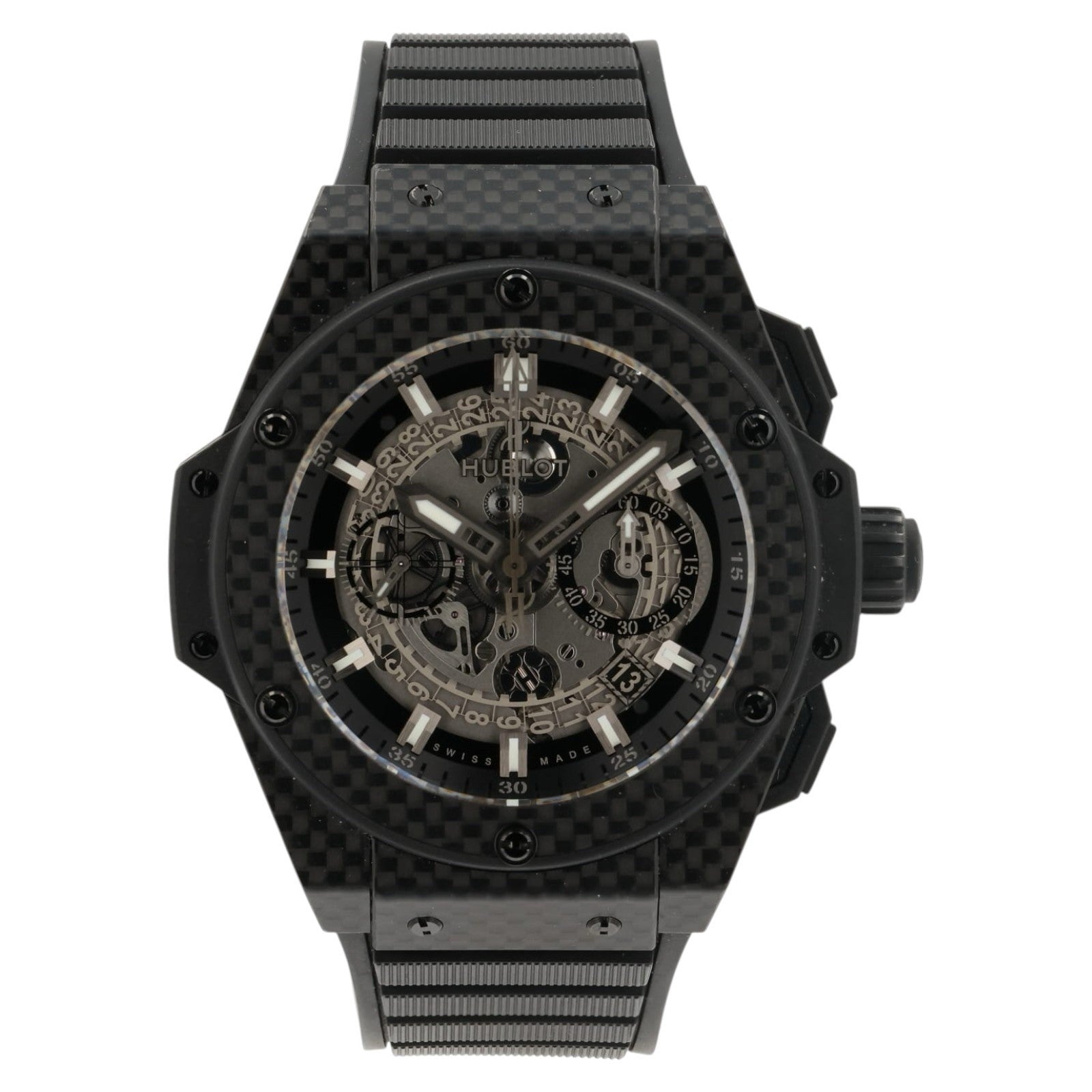 Hublot King Power Black Dial Carbon 48mm Automatic Men’s Watch 601.QX.0140.RX