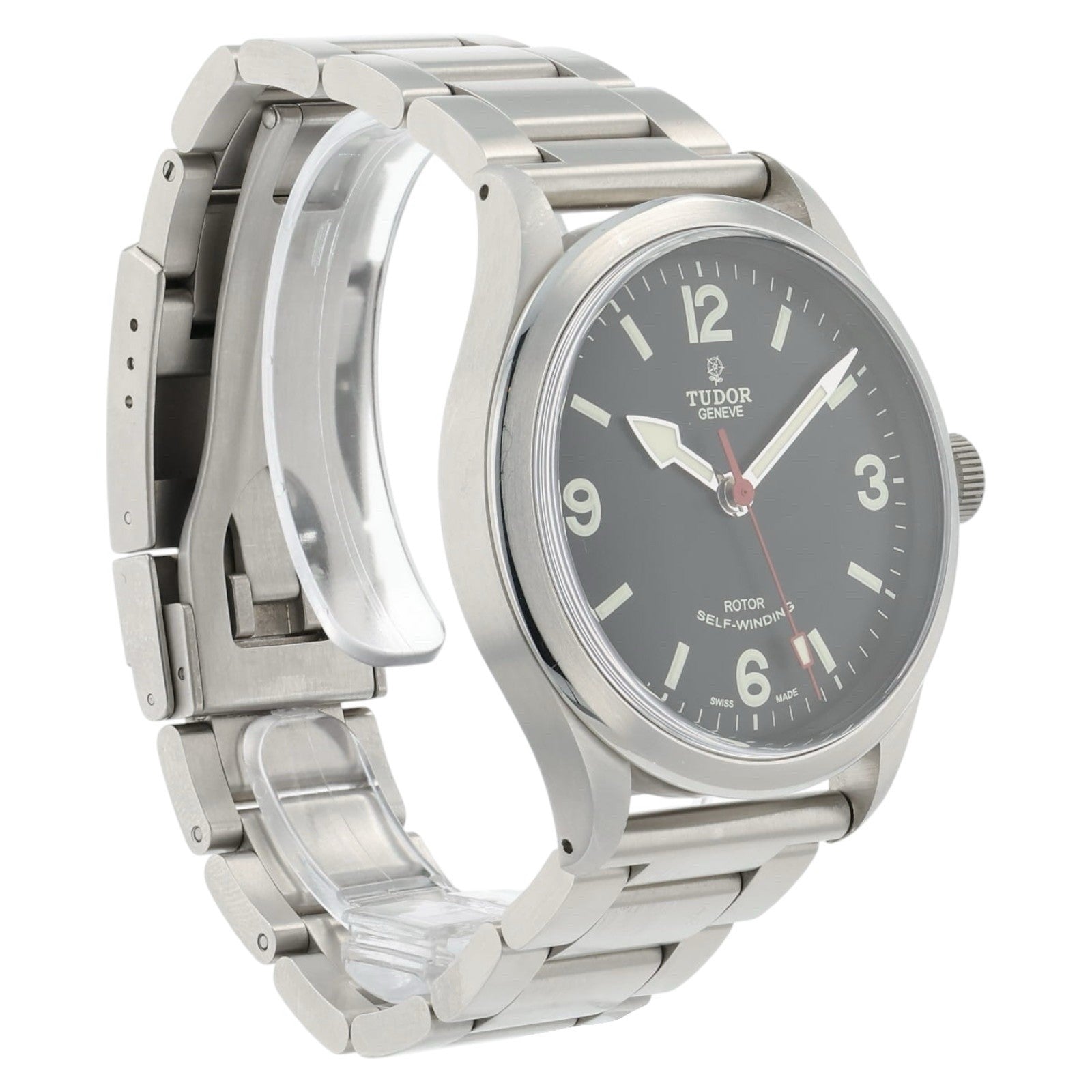 Tudor Heritage Ranger Black Dial Stainless Steel 41mm Automatic Mens Watch