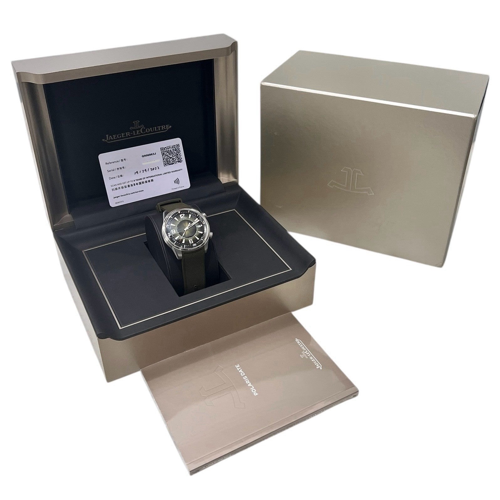 Jaeger-LeCoultre Polaris Stainless Steel Green Dial 42mm Automatic Mens Q906863J