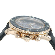 Blancpain Fifty Fathoms 18k Rose Gold Black Dial 45mm Automatic Mens Watch 5085F