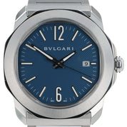Bulgari Octo Stainless Steel Blue Dial 41mm Automatic Movement Mens Watch 103739