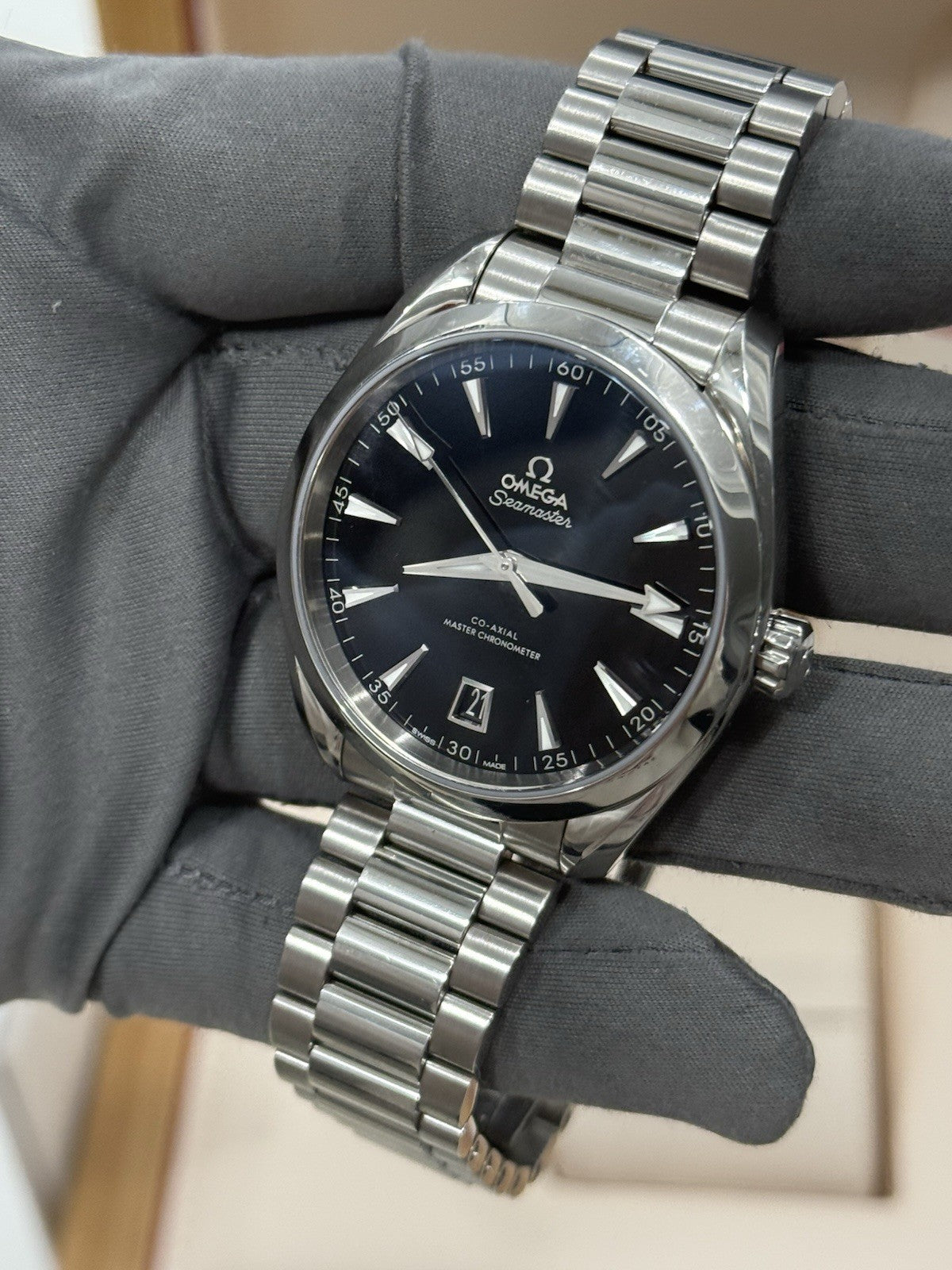 2025 Omega Seamaster Steel Black Dial 41mm Automatic Men's 220.10.41.21.01.002