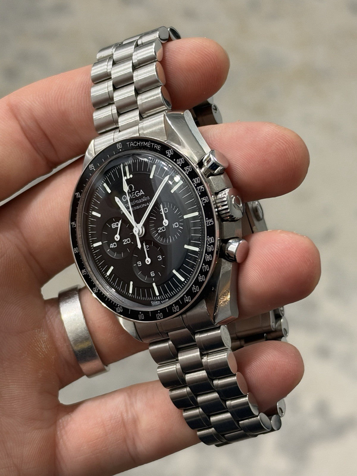 2023 Omega Speedmaster Steel Black Dial 42mm Manual Watch 310.30.42.50.01.001