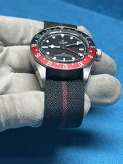 TUDOR Black Bay Pepsi GMT M79830RB-0003 On Fabric Strap Automatic Men’s Watch