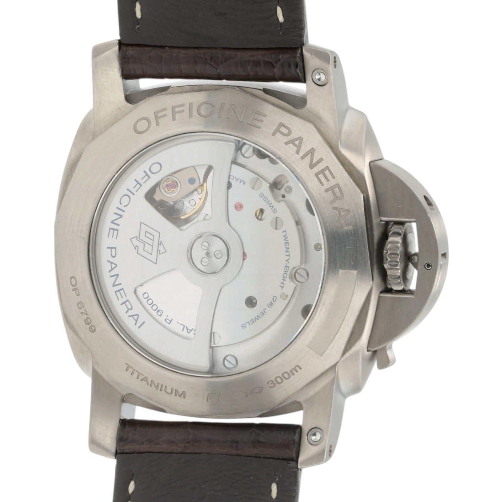 Panerai Luminor Marina Brown Dial Titanium 44mm Automatic Men’s Watch PAM00351