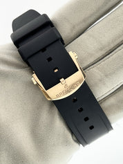 Breitling Chronomat 18k Rose Gold Gray Dial 42mm Automatic Mens Watch RB0134