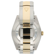Rolex Datejust Champagne Motif Dial 18k Yellow Gold & Steel 41mm Mens 126303
