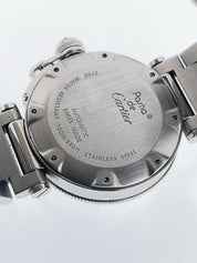 Cartier Pasha Seatimer Stainless Steel Black Dial 40mm Automatic Men’s W31077M7