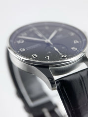 IWC Portuguese Stainless Steel Black Dial 41mm Automatic Men's Watch IW371438