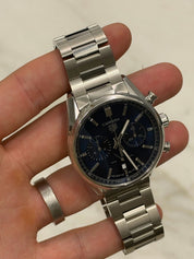 Tag Heuer Chronograph Blue Dial Stainless Steel 42mm Automatic Watch CBN2011
