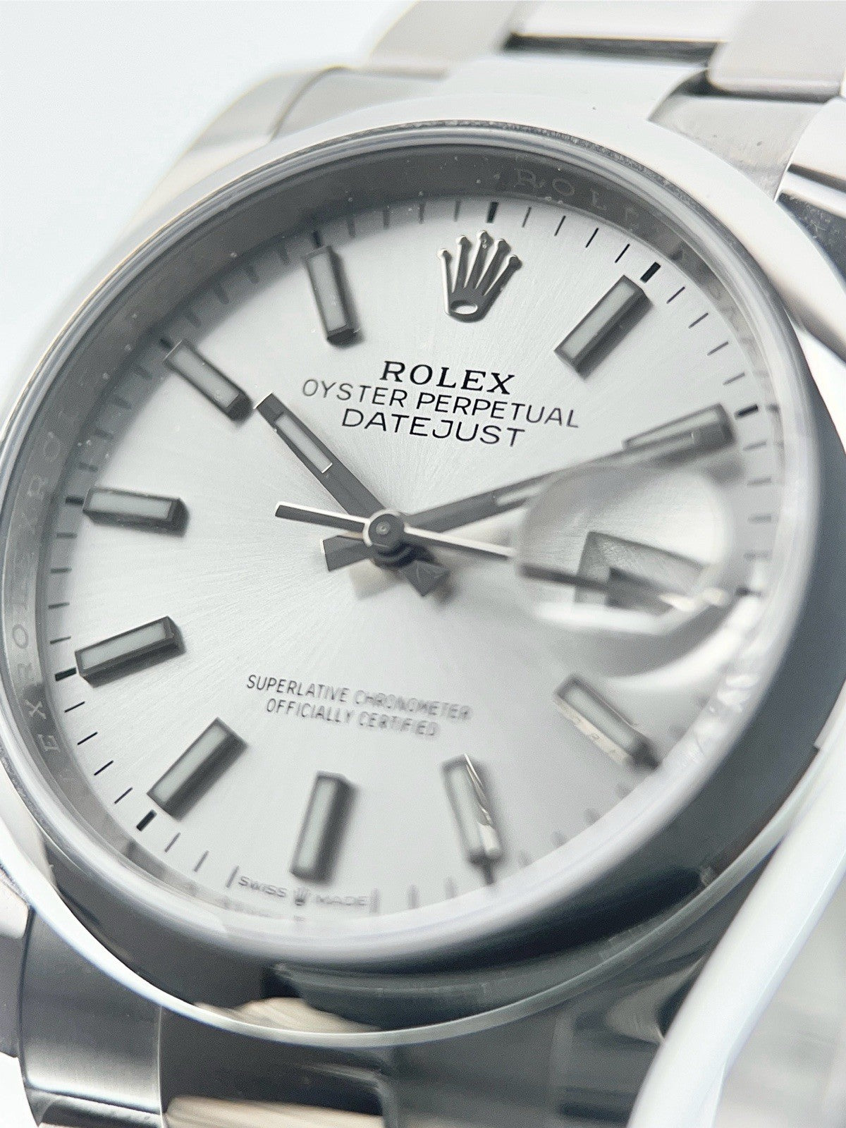 Rolex Datejust Stainless Steel Silver Color Dial 36mm Automatic Mens 126200