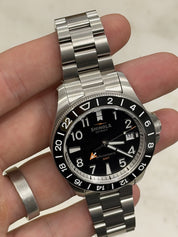 NEW 2026 Shinola Monster GMT Automatic 40mm Black Dial Steel Watch S0120267028