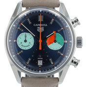 Tag Heuer Carrera Stainless Steel Blue Dial 39mm Automatic Mens Watch CBS2213