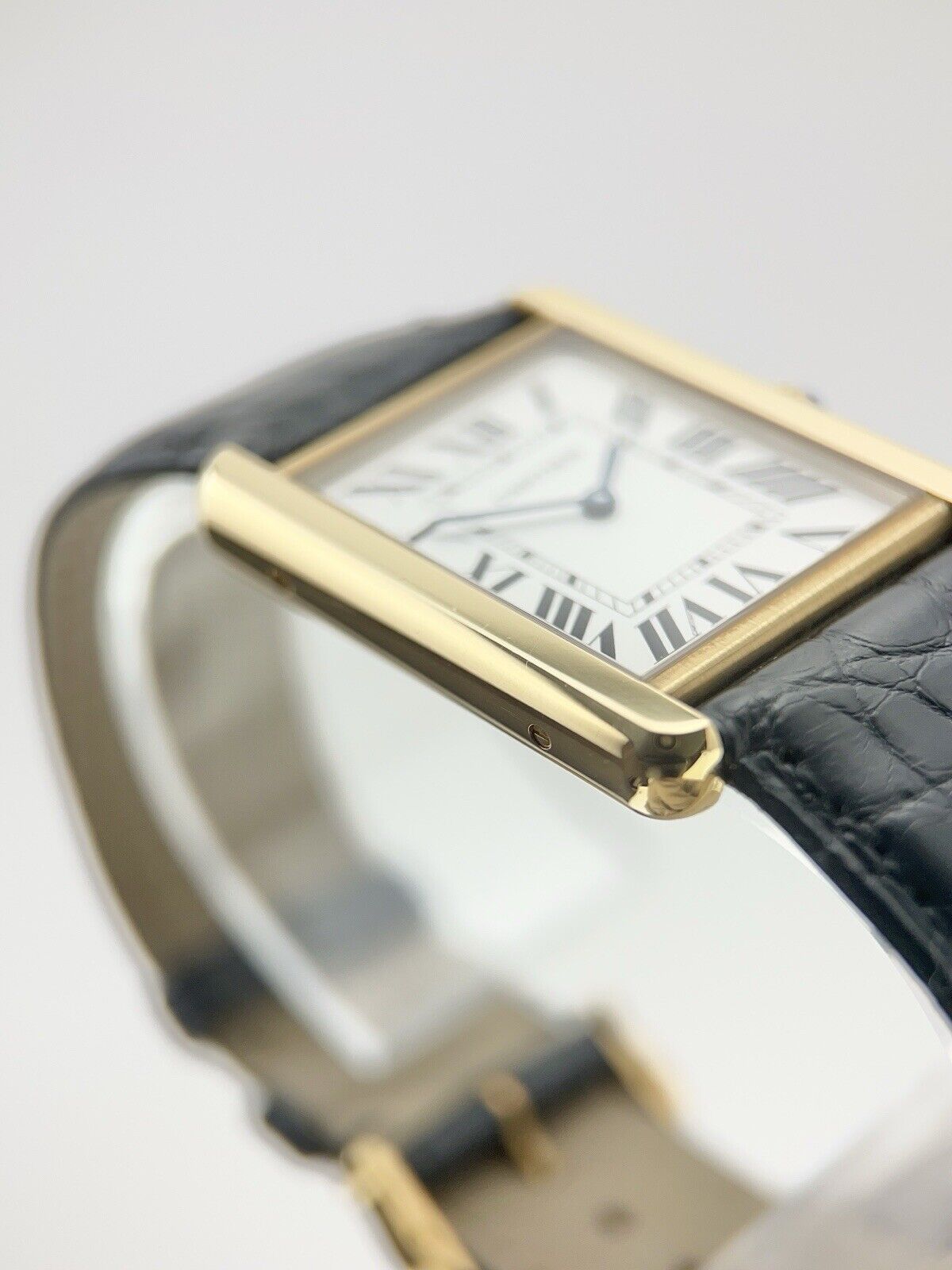 Cartier Tank Solo 18k Yellow Gold and Steel 27mm Quartz Men’s Watch W5200004