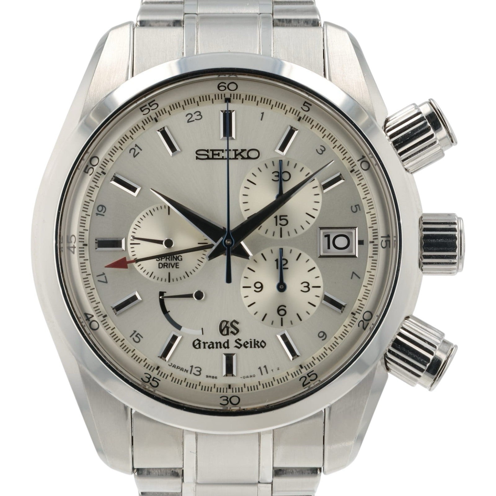 Grand Seiko Spring Drive Silver Dial Stainless Steel 43mm Automatic Mens SBGC001