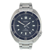 Seiko Prospex Steel Black Dial 44mm Automatic Movement Men's Watch SLA051