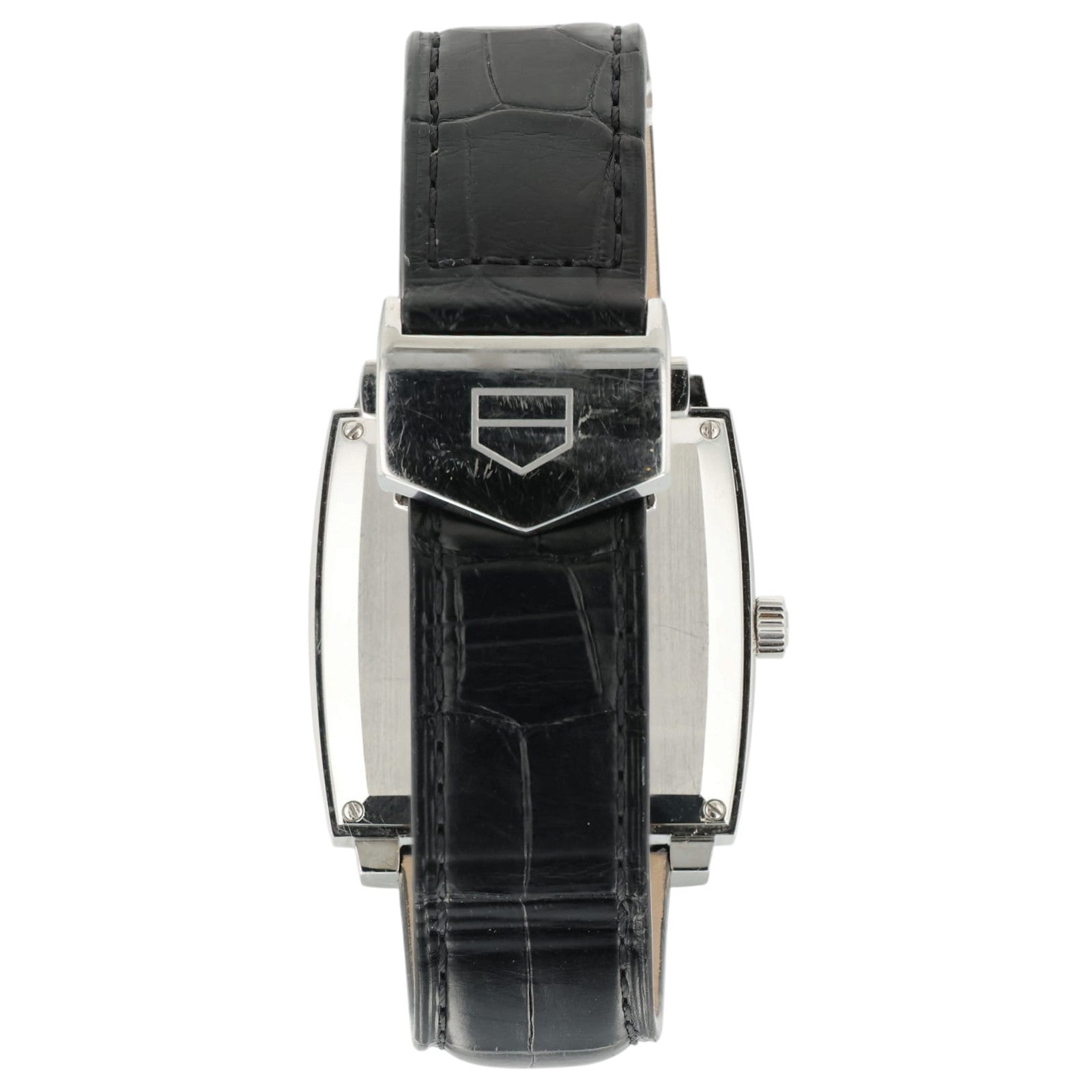Tag Heuer Monaco Black Dial Stainless Steel 37mm Quartz Mens Watch WAW131A