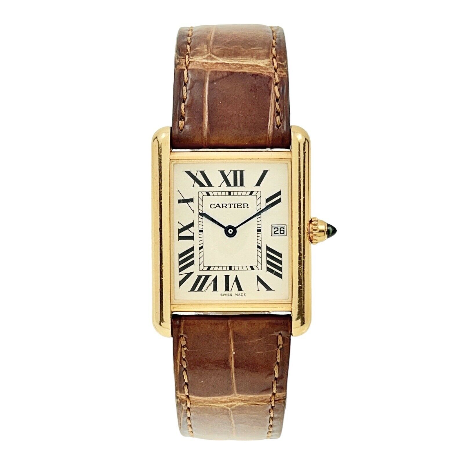 Cartier Tank Louis 18k Yellow Gold 26mm Quartz Movment Watch W1529756