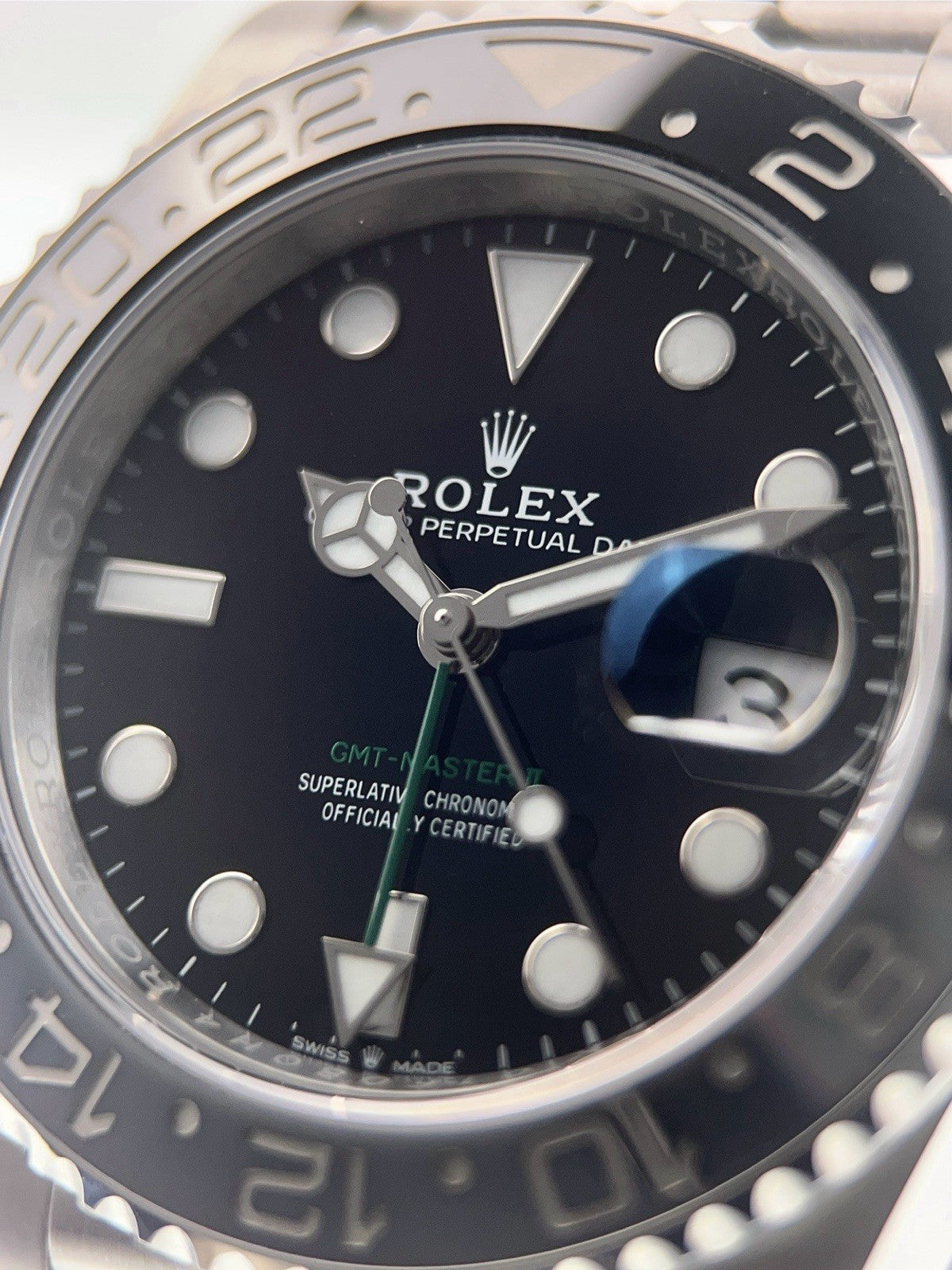 Rolex GMT-Master II Stainless Steel Black Dial 40mm Automatic Men’s 126710GRNR