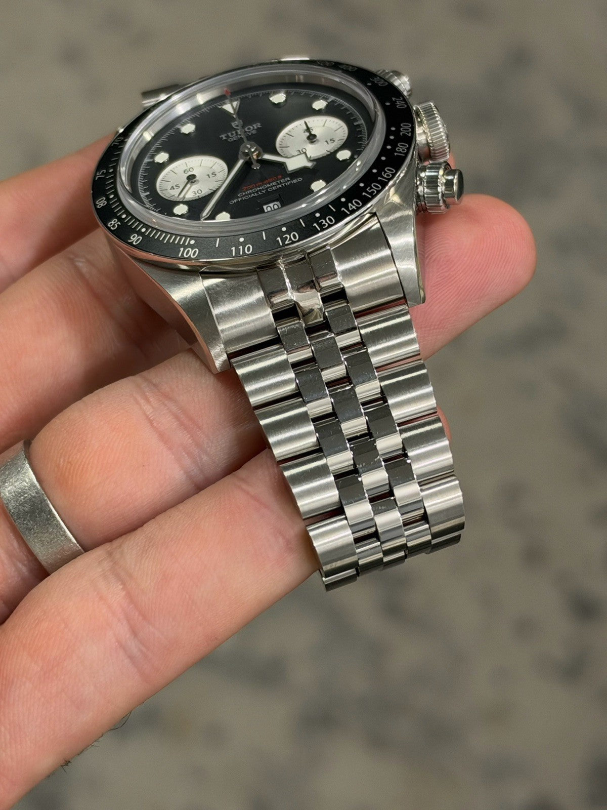 2025 Tudor Black Bay Chronograph 79360N 41mm Black Dial Stainless - Box Papers