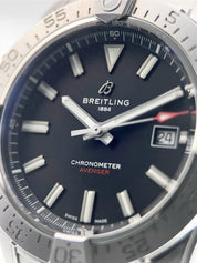 Breitling Avenger Stainless Steel Black Dial 42mm Automatic Men's Watch A17328
