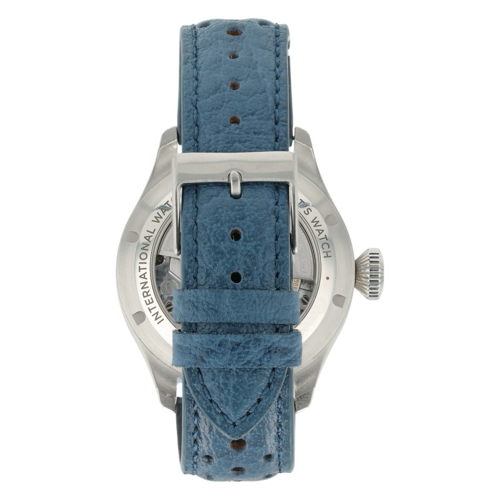 IWC Pilot Big Crown Blue Dial Stainless Steel 43mm Automatic Mens Watch IW329303