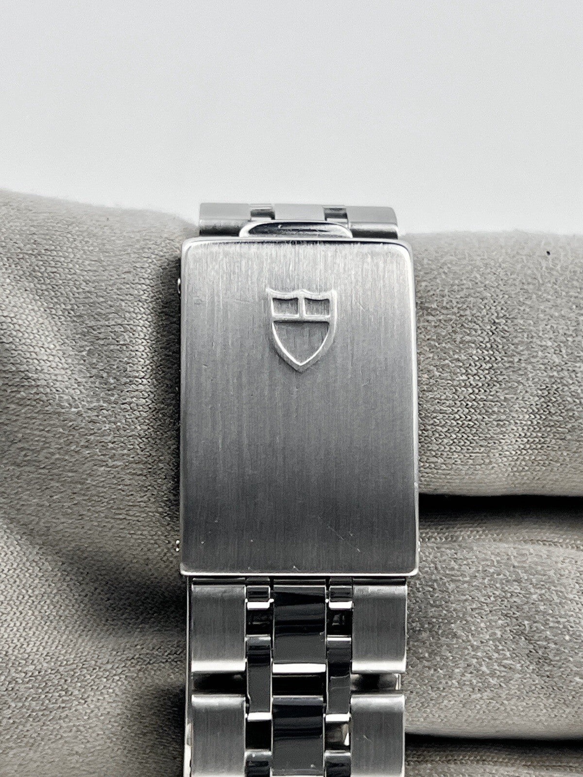 Tudor Prince Date Day Stainless 76200 Silver Linen Dial Automatic Men's Watch