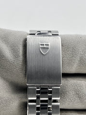 Tudor Prince Date Day Stainless 76200 Silver Linen Dial Automatic Men's Watch
