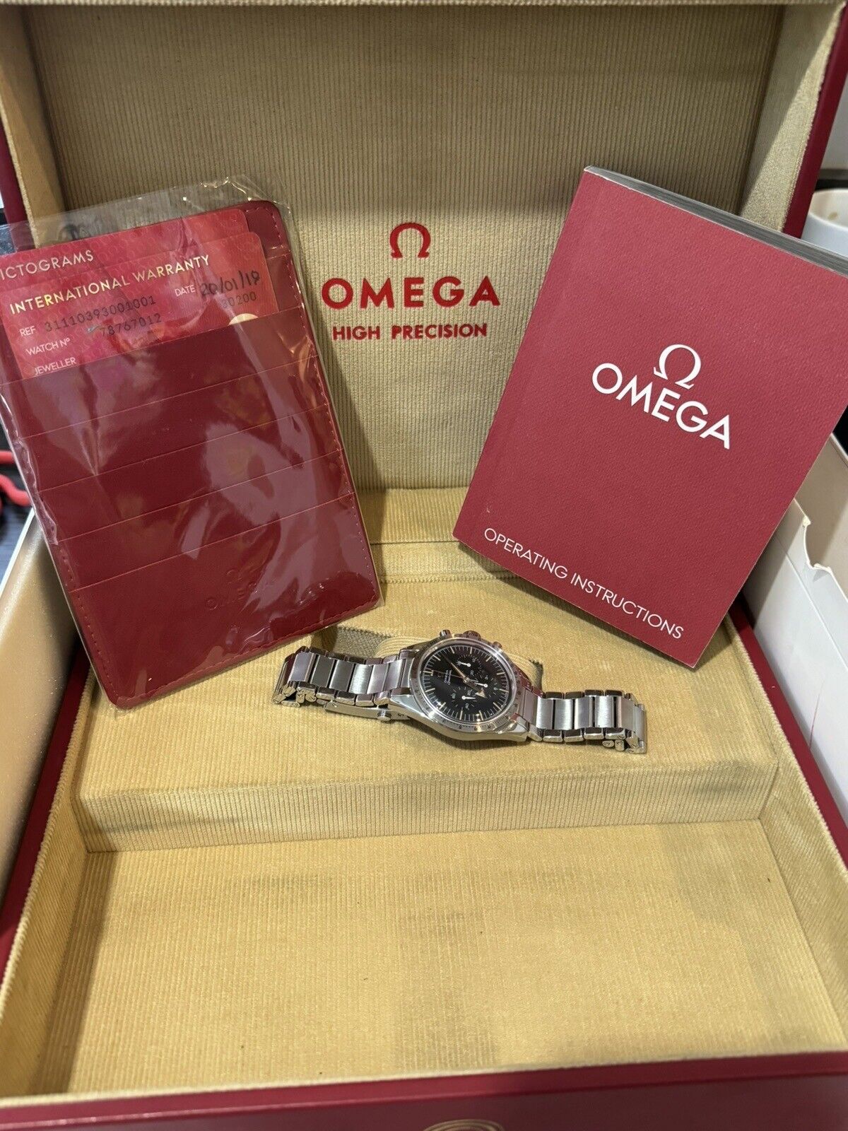 OMEGA Speedmaster 1957 Trilogy 60th Anniversary Limited Edition 38mm Manual B&P