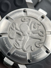 Romain Jerome Men's Octopus Silver Dial Titanic Rusted Steel RJTAUDI.003.01