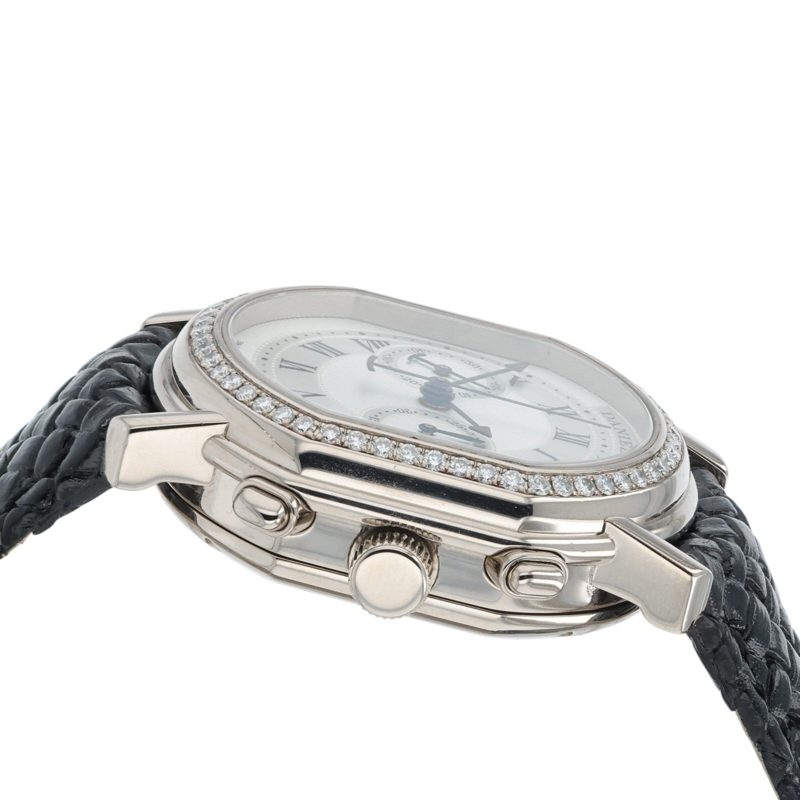 Daniel Roth Chronograph 18k White Gold Silver Dial 31x34mm Automatic Watch C447