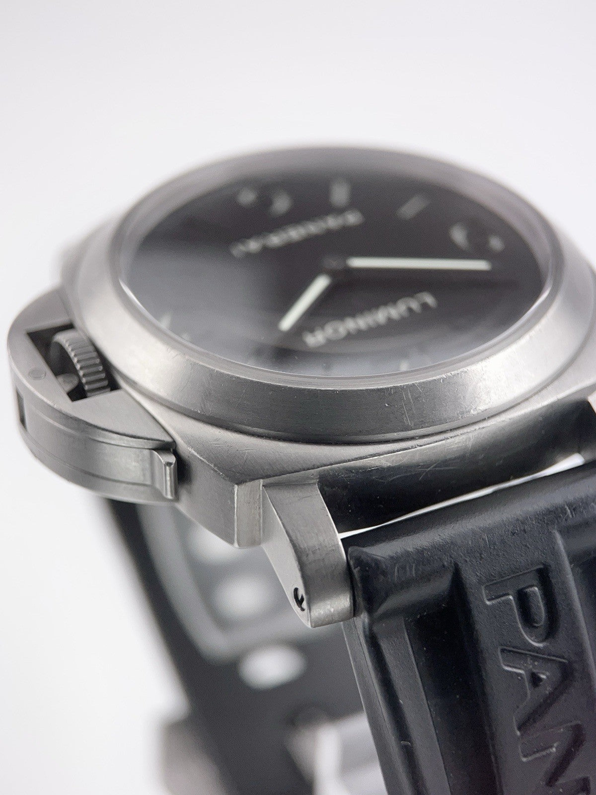 Panerai Luminor Titanium Black Dial 44mm Manual Wind Men's Watch PAM00176