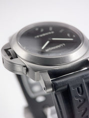 Panerai Luminor Titanium Black Dial 44mm Manual Wind Men's Watch PAM00176