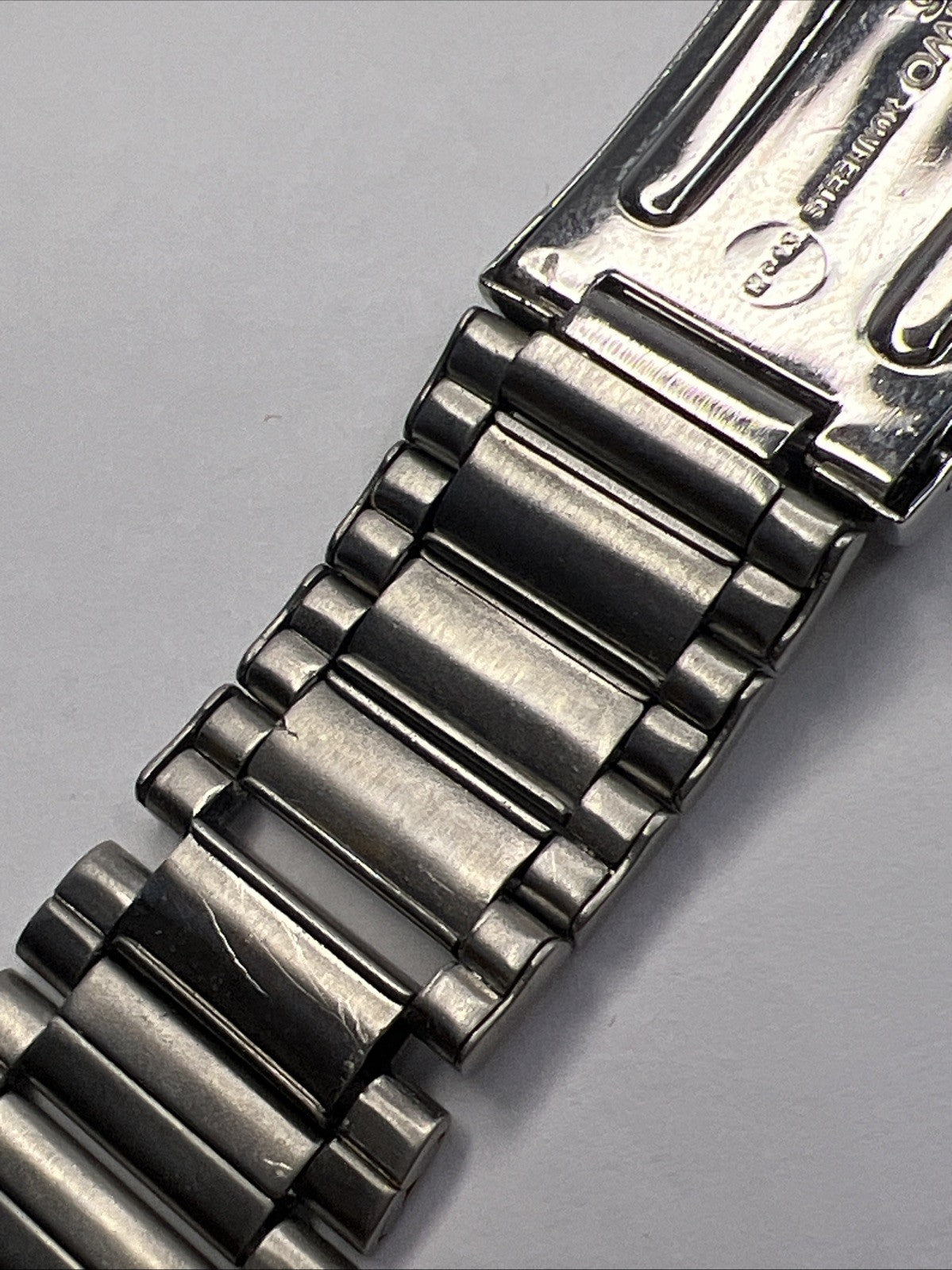 1960's Omega Speedmaster 1039 Steel Stretch Bracelet w/ 20mm 516 End Links -READ