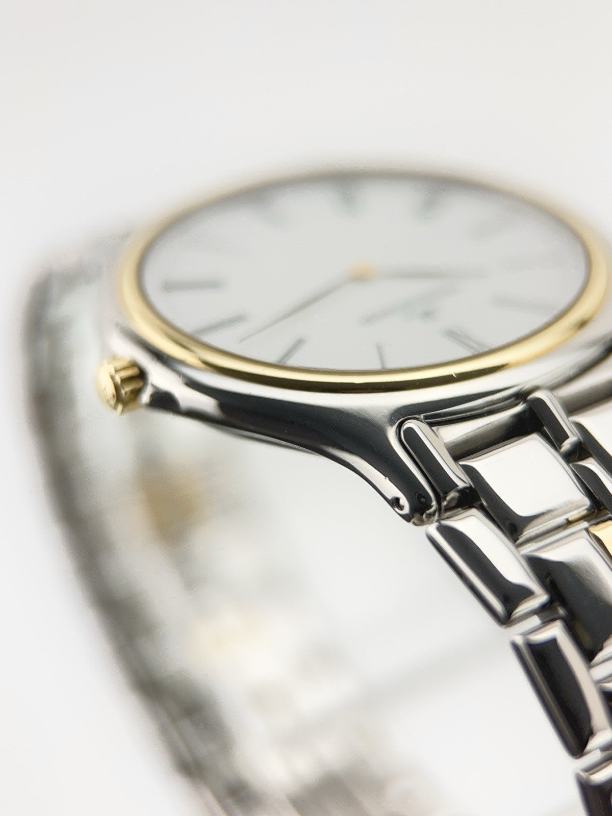 Jaeger-LeCoultre Heraion Gold & Steel White Dial 34mm Quartz Men’s 112.5.09