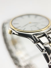 Jaeger-LeCoultre Heraion Gold & Steel White Dial 34mm Quartz Men’s 112.5.09