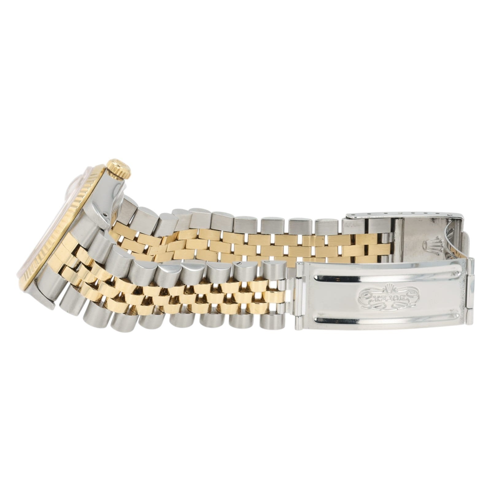 Rolex Datejust Champagne Dial 18K Yellow Gold and Steel 36mm Automatic 16233