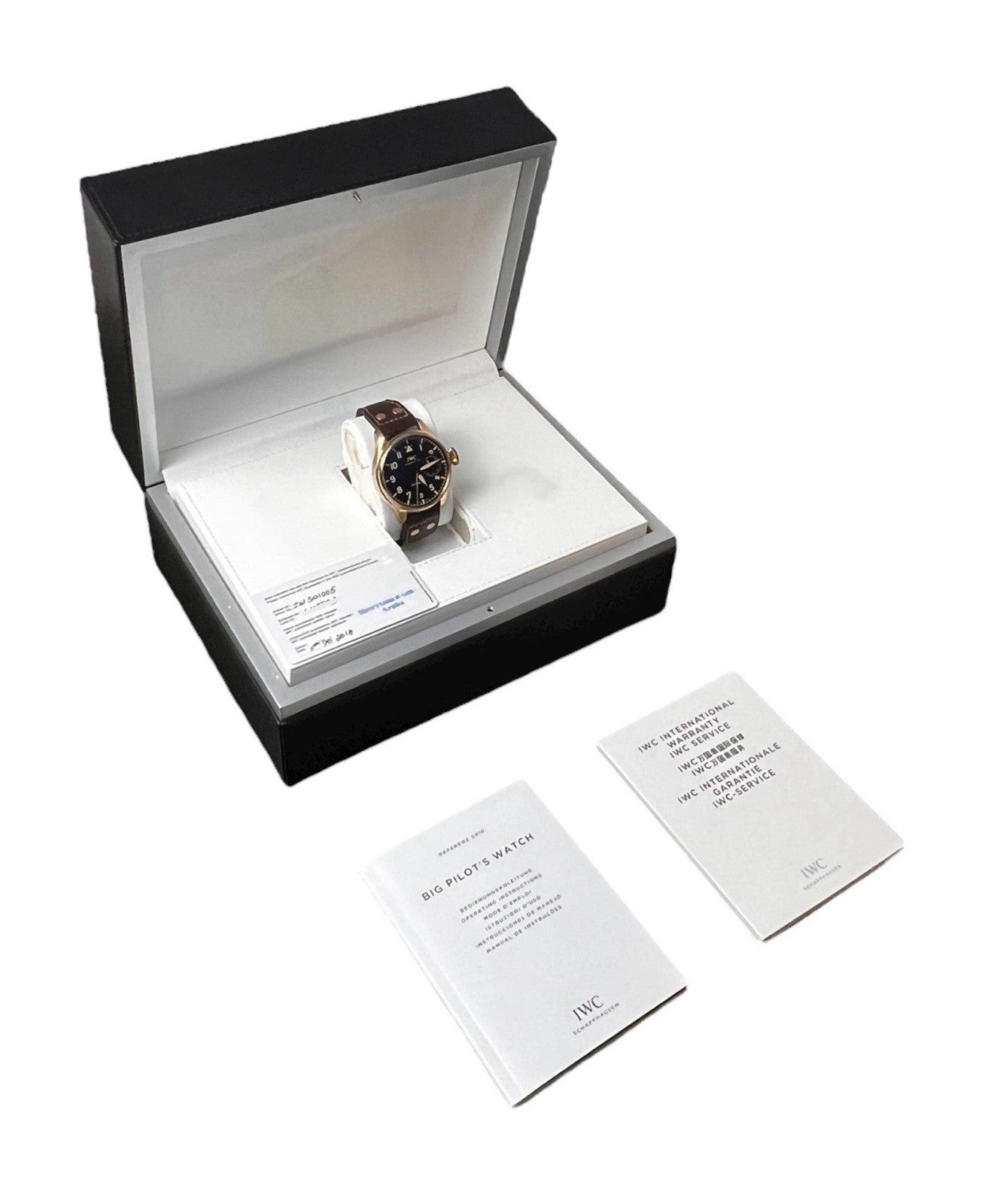 IWC Big Pilot Bronze 7 Days Black Dial 46.2mm Automatic Men’s Watch IW501005